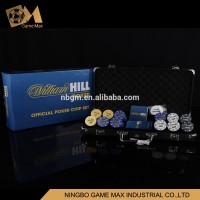 300pcs 11.5g custom poker set/Luxury Casino Style Poker Chip Set