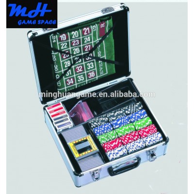 600pcs dice poker chip set/Casino Style Poker Chip Set